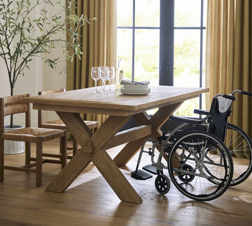 Toscana Extending Dining Table with Wheelchair Access